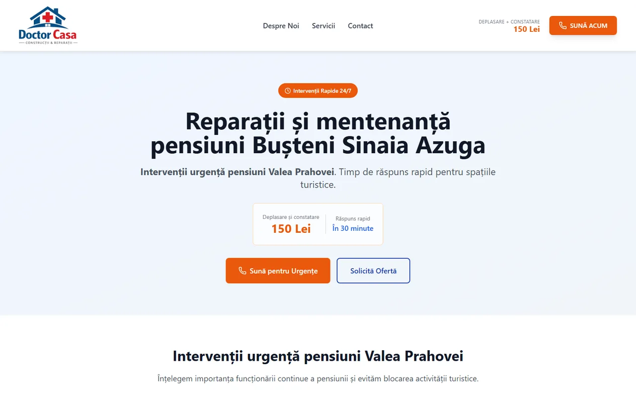 Doctor Casa - reparații și mentenanță pentru pensiuni